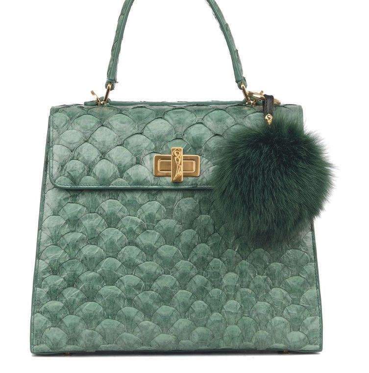 Grace fish skin top-handle bag BY MARY HILLIARD/COURTESY OF G EDITIONS

