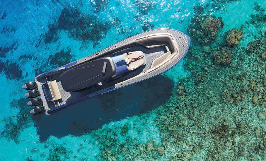 The Buddy Davis Design by Pininfarina collaboration was unveiled at this year’s Palm Beach International Boat Show PHOTO: COURTESY OF PININFARINA