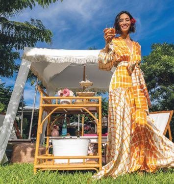 Attendees of The Royal Poinciana’s Après Beach series of events have access to themed cabanas PHOTO COURTESY OF THE ROYAL POINCIANA